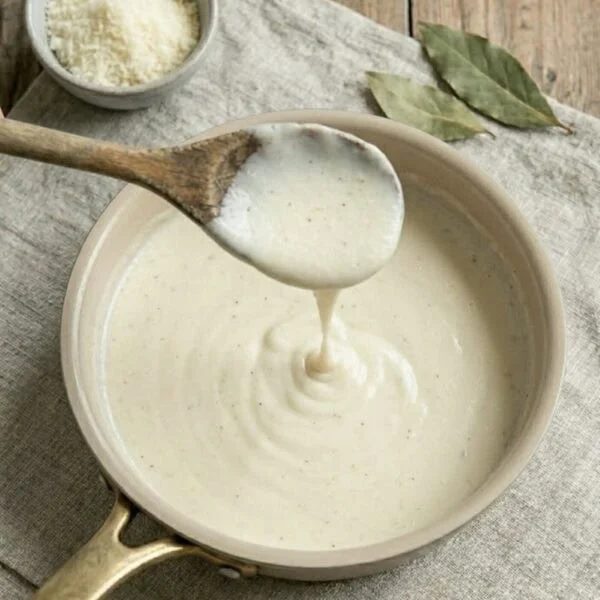 creamy white sauce for lasagne - an easy béchamel sauce