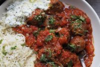 Mediterranean Lamb Kofta, Golden Rice, and Zesty Tzatziki