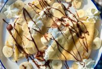 Golden Banana Crêpes