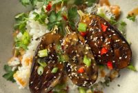 Miso Glazed Eggplant