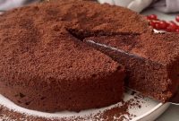Torta Caprese Decadent Flourless Chocolate Cake