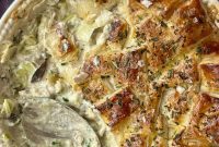 Velvety Chicken, Mushroom, and Leek Pie