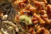 Garlic Butter Turkey Ham Pie Revival