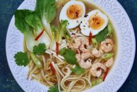 Deliciously Stella’s Prawn Udon Noodle Soup