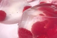 Sparkling Elderflower Raspberry Jellies