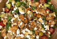 Vibrant Greek Summer Chicken Salad