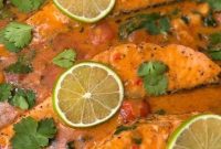 Creamy Thai Salmon and Chickpea Curry