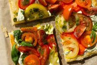 Savory Tomato Ricotta Puff Pastry Galette