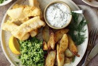 Golden Crispy Cod with Tartar Zing