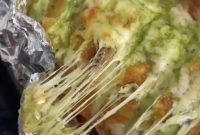 Gooey Cheesy Wild Garlic Pull-Apart Bread