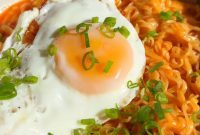 Korean Fire Cheese Noodles