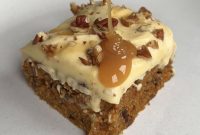 Spiced Carrot Sheet Cake with Cream Cheese Frosting