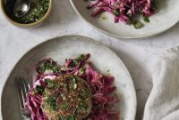 Vibrant Salsa Verde Chicken Burgers with Cooling Yoghurt Slaw