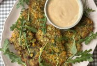 Crispy Zucchini Corn Fritters