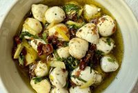Marinated Mozzarella Bites