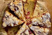 Divine Raspberry Almond Ricotta Cake