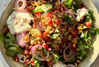 Golden Lamb & Couscous with Bright Herb Salad