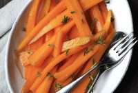 Golden Maple Butter Glazed Carrots