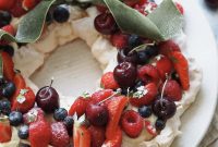 Festive Meringue Wreath