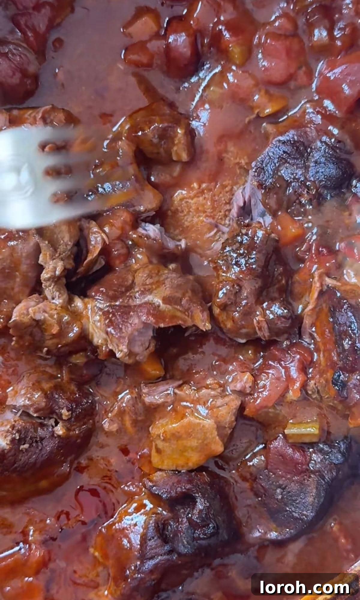 Meltingly Tender Beef Shin Ragu 8 shredding beef shin ragu.
