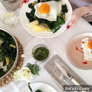 Vibrant Sauteed Greens with a Perfectly Fried Egg on Top, Prue Leith Inspired