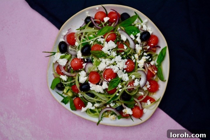 A vibrant and refreshing watermelon Greek salad, inspired by Melissa Hemsley.