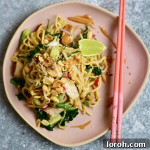 Delicious Cold Noodle Salad with Easy Peanut Dressing