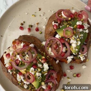 Roasted Sweet Potatoes with Hummus and Nutty Lentil Salad