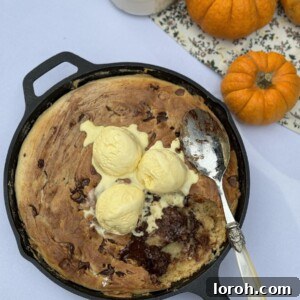 Chocolate Chip Skillet Cookie