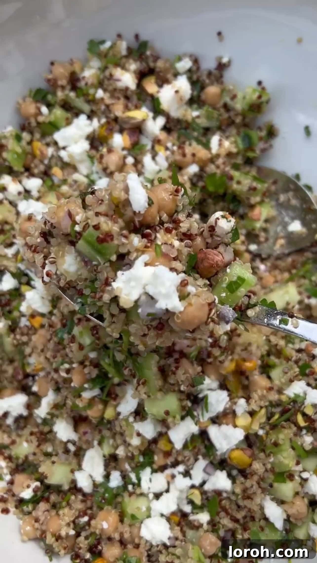 Aniston's Signature Salad 3 Close-up of Jennifer Aniston Salad with vibrant ingredients.