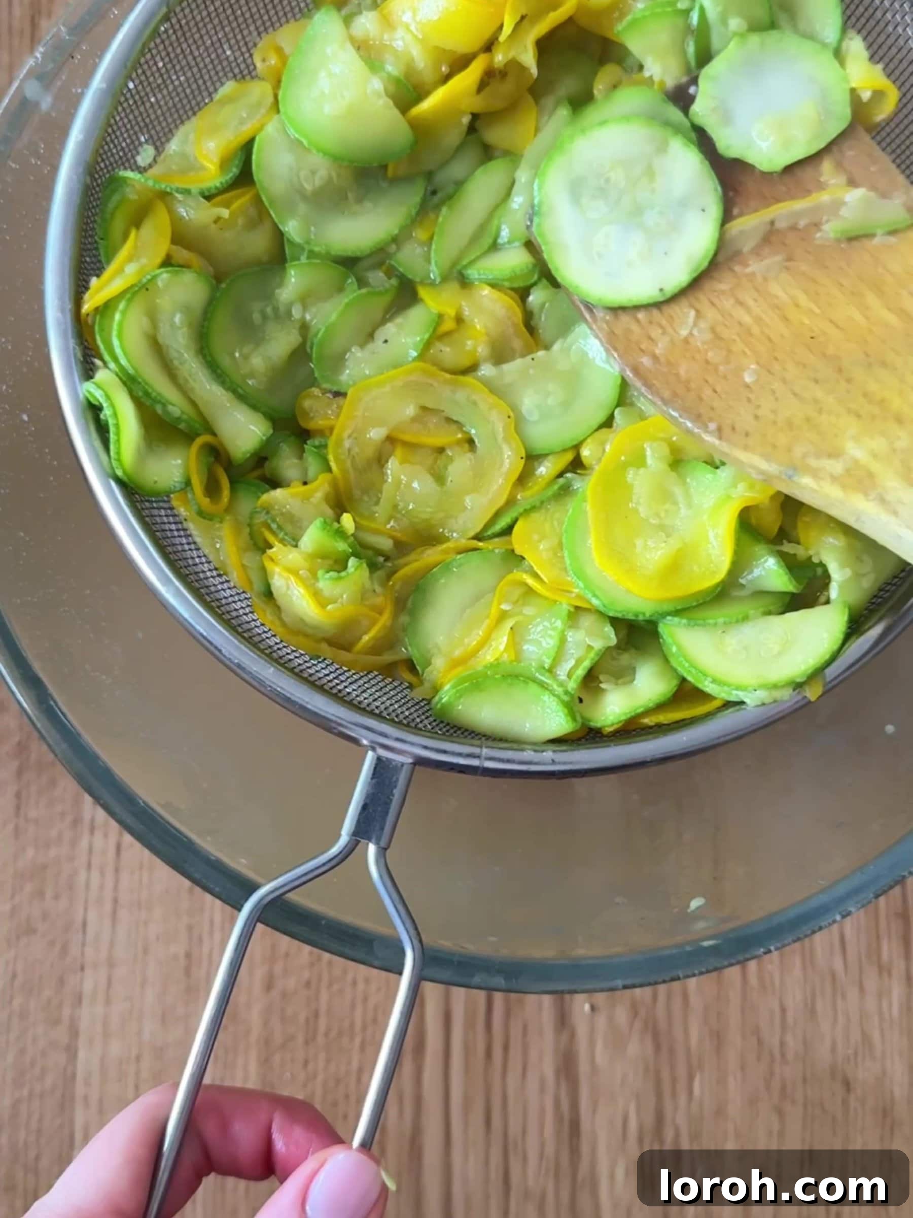 Garden Fresh Zucchini Lasagna 6 Sauté courgettes and drain off any excess water