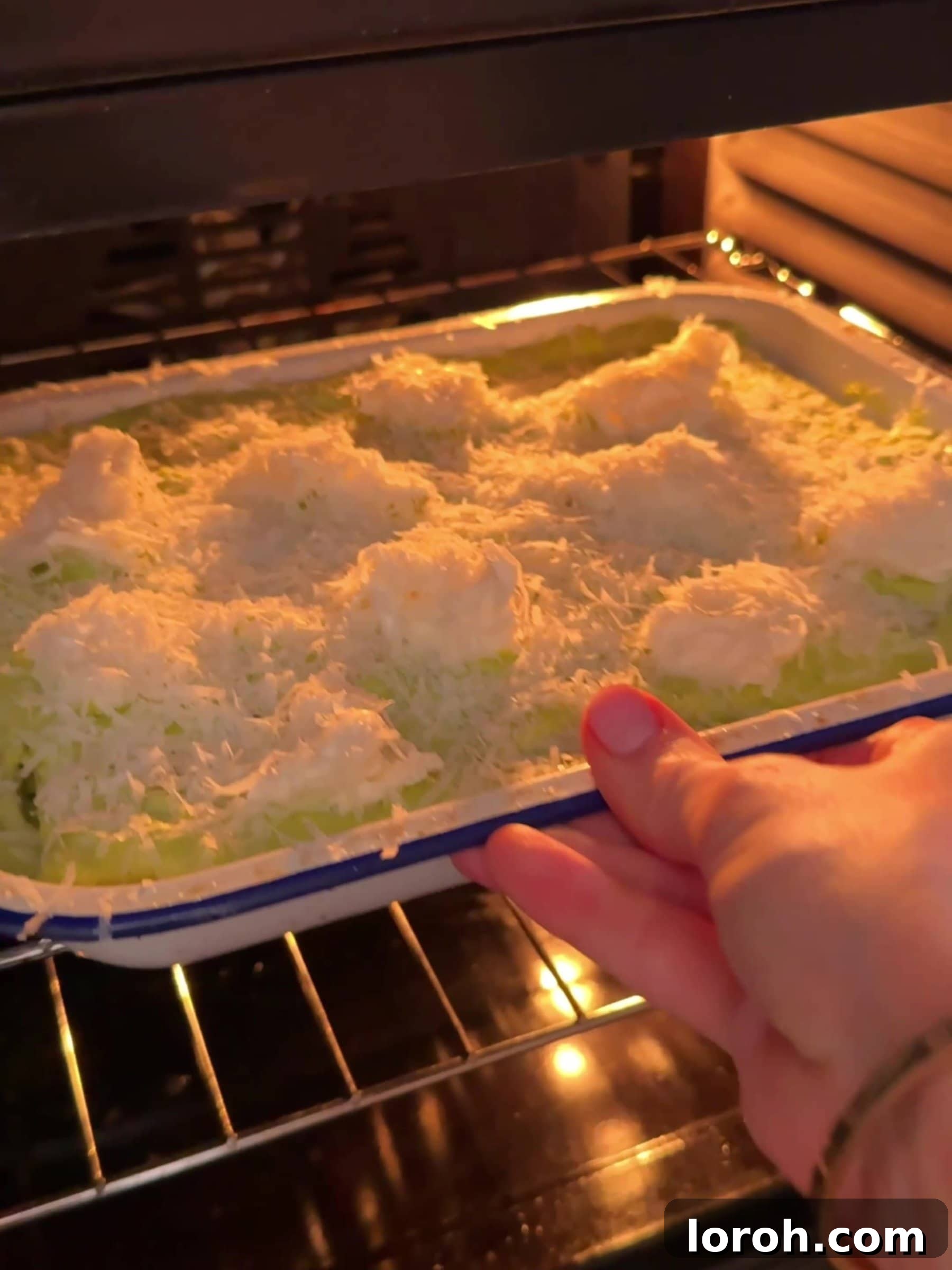 Garden Fresh Zucchini Lasagna 10 Baking courgette lasagna until golden and bubbling perfection