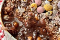 Heavenly Mini Egg Cornflake Crunch Cake